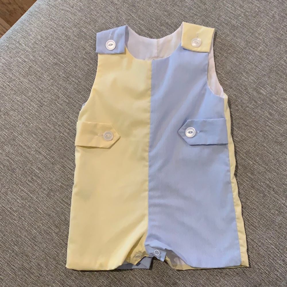 Beaufort Bonnet Company Overalls Blue and Yellow
